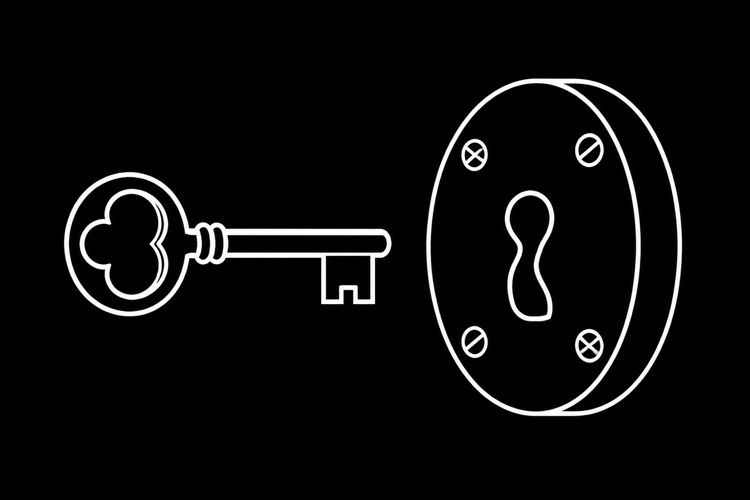 A key representing a query predicate failing to use a distorted index lock.